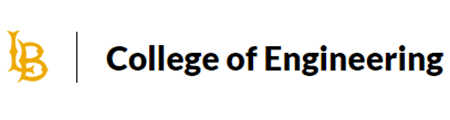 Logo of the College of Engineering featuring the letters "LB" in gold on the left side, followed by the text "College of Engineering" in black on a white background.